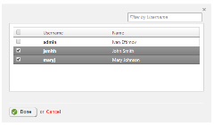 Selecting from Related Users Selecting from Related Users