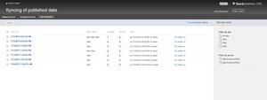 Sync History Sync History