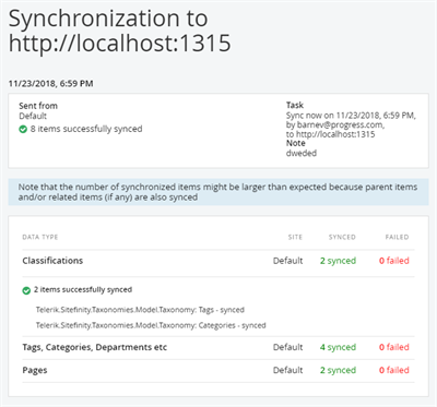 SyncSummary SyncSummary
