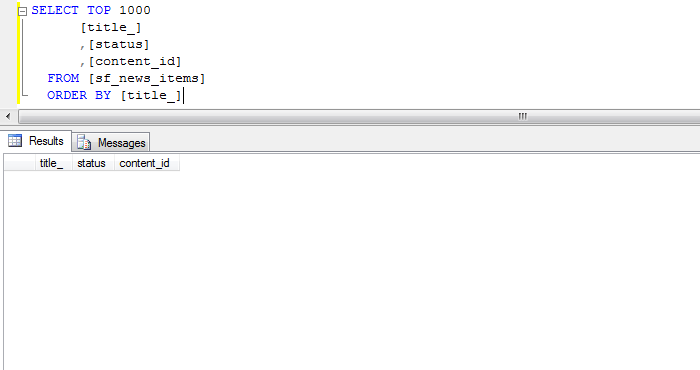 createNewsItemDB The database state after creating a news item