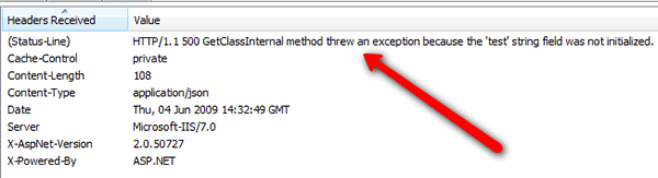 InformativeServiceException