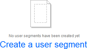 create user segment