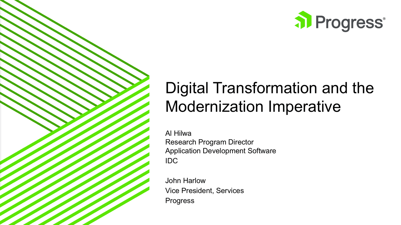 Digital Transformation and the Modernization Imperative