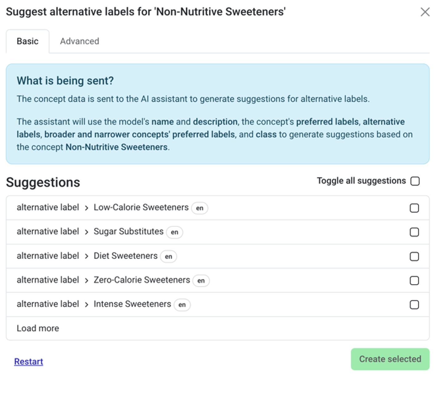 Adding additional labels for 