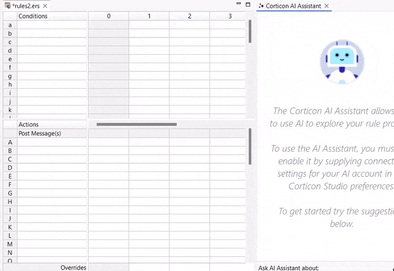 Corticon AI Assistant