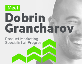 Meet Dobrin Grancharov, Product Marketing Specialist at Progress-2_270x210