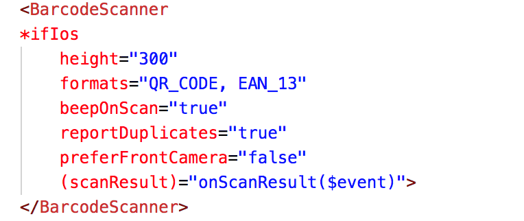 Barcode Scanner HTML