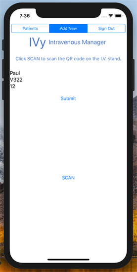 Screenshot iOS
