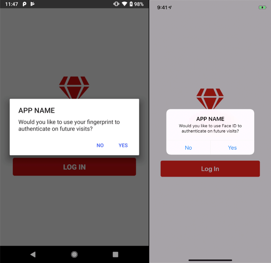 Android and iOS Prompt