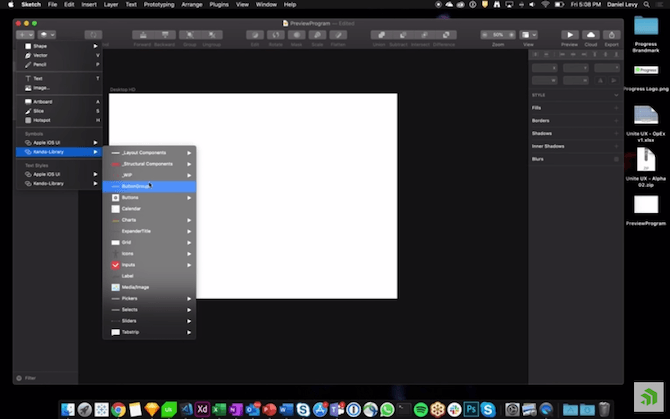 Kendo libraries in Sketch