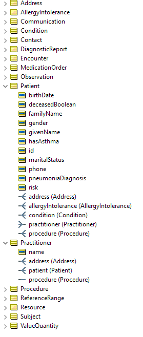 Example of a FHIR Resource as a Rule Vocabulary in Corticon Example of a FHIR Resource as a Rule Vocabulary in Corticon