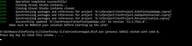 CLI Upgrade-Console CLI Upgrade-Console