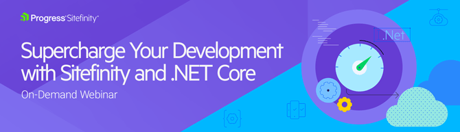 Sitefinity .NET Core Webinar-banner