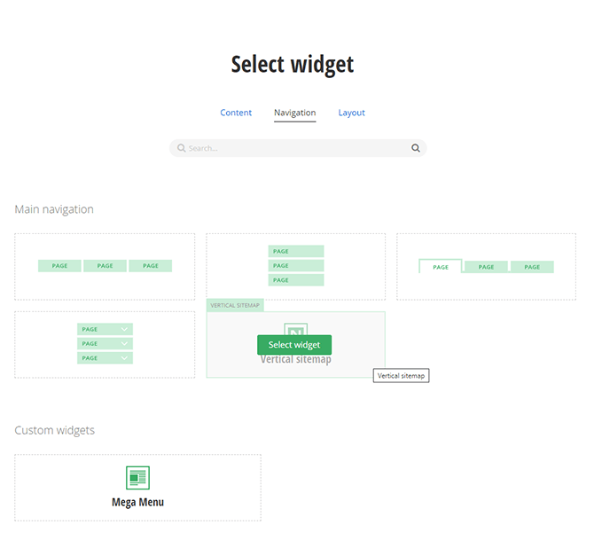 NET Core Navigation