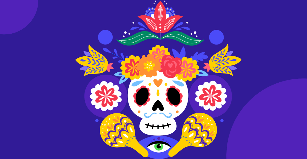 dia de los muertos pattern