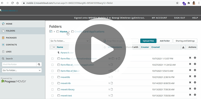 Sitefinity MoveIT File Storage