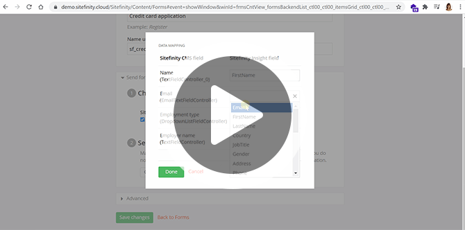 Sitefinity Form Insight