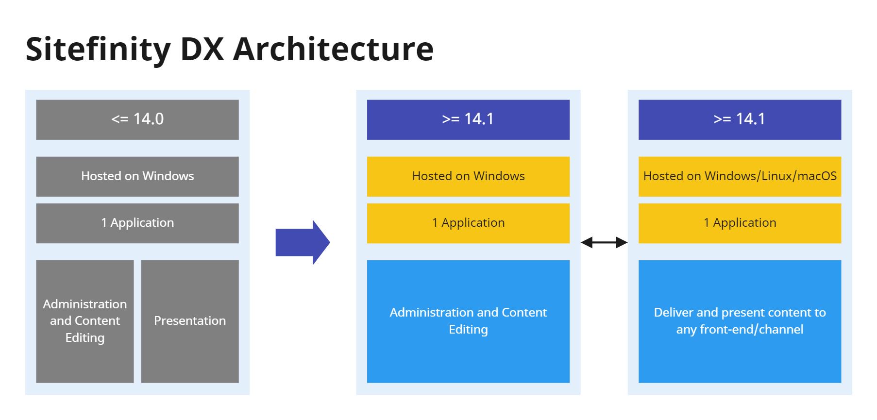 Sitefinity DX Architecture