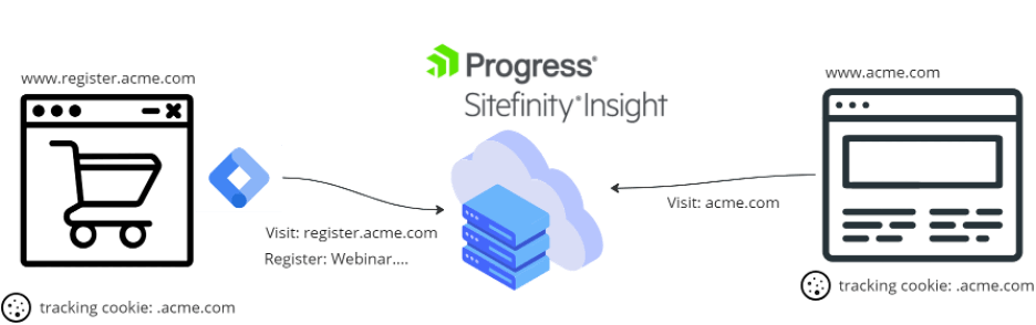 Sitefinity Insight GTM Integration Diagram