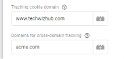 GTM Tracking cookie domain 