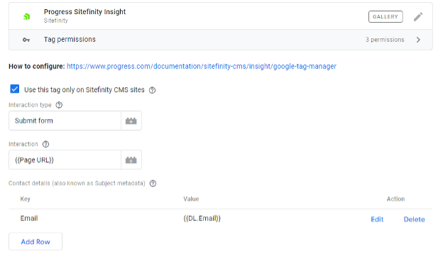 Enable tag only for Sitefinity CMS sites Enable tag only for Sitefinity CMS sites