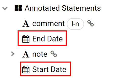 Annotated statement structure editing 