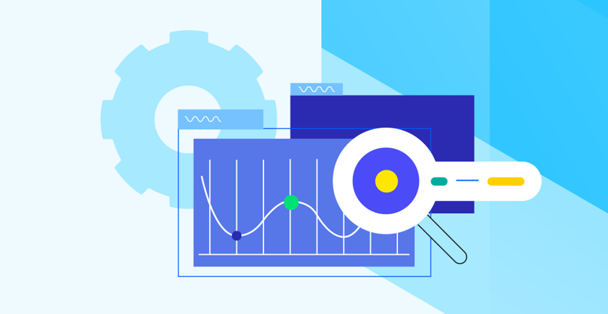 graphic with graph table as background