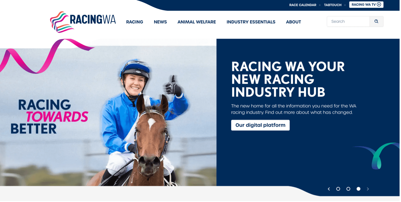 Racing WA Consolidated 12 WordPress Websites