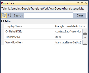 GoogleTranslateActivity properties