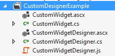 Custom Widget and Designer Project Code