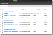 Sitefinity-Administration-Templates