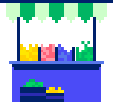 market stand