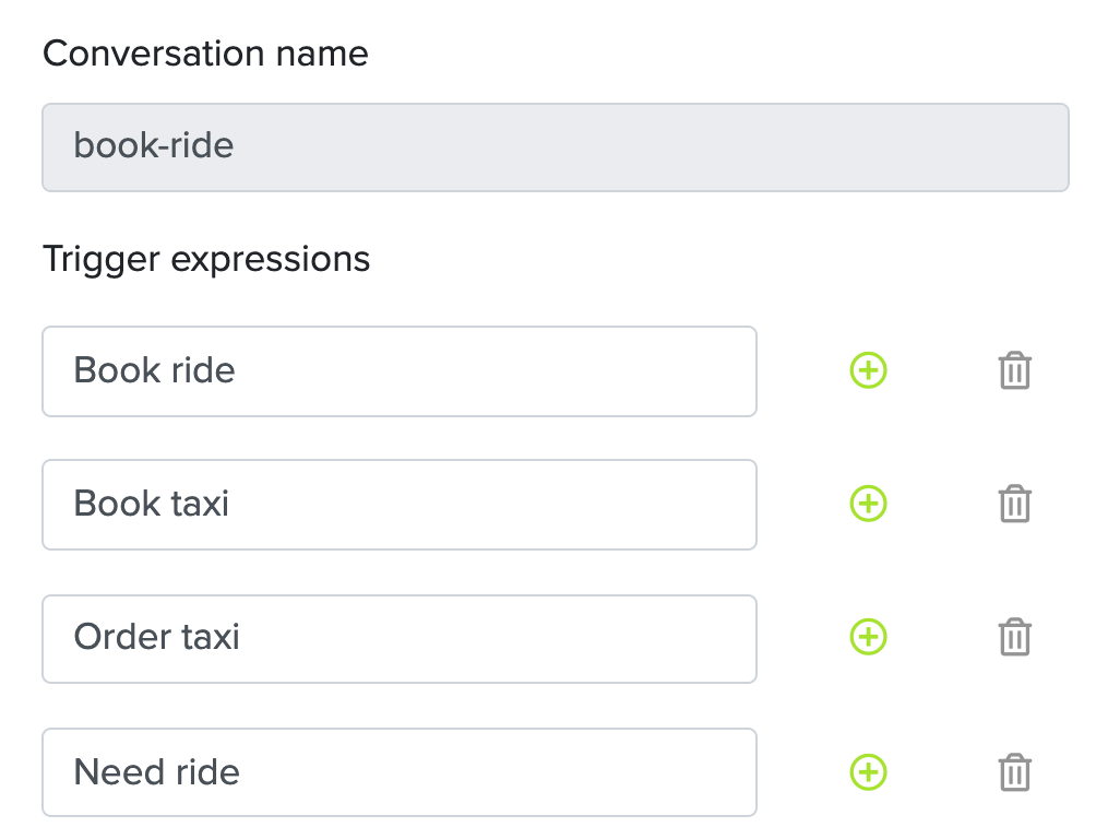 New Conversation Trigger New Conversation Trigger