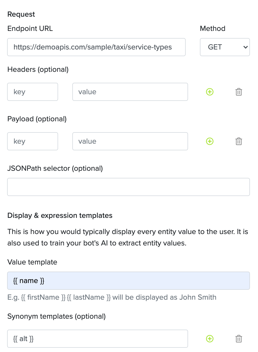 Entity Add Service Type Entity Add Service Type