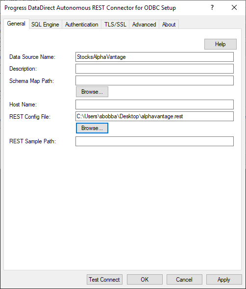 Configure REST File Configure REST File