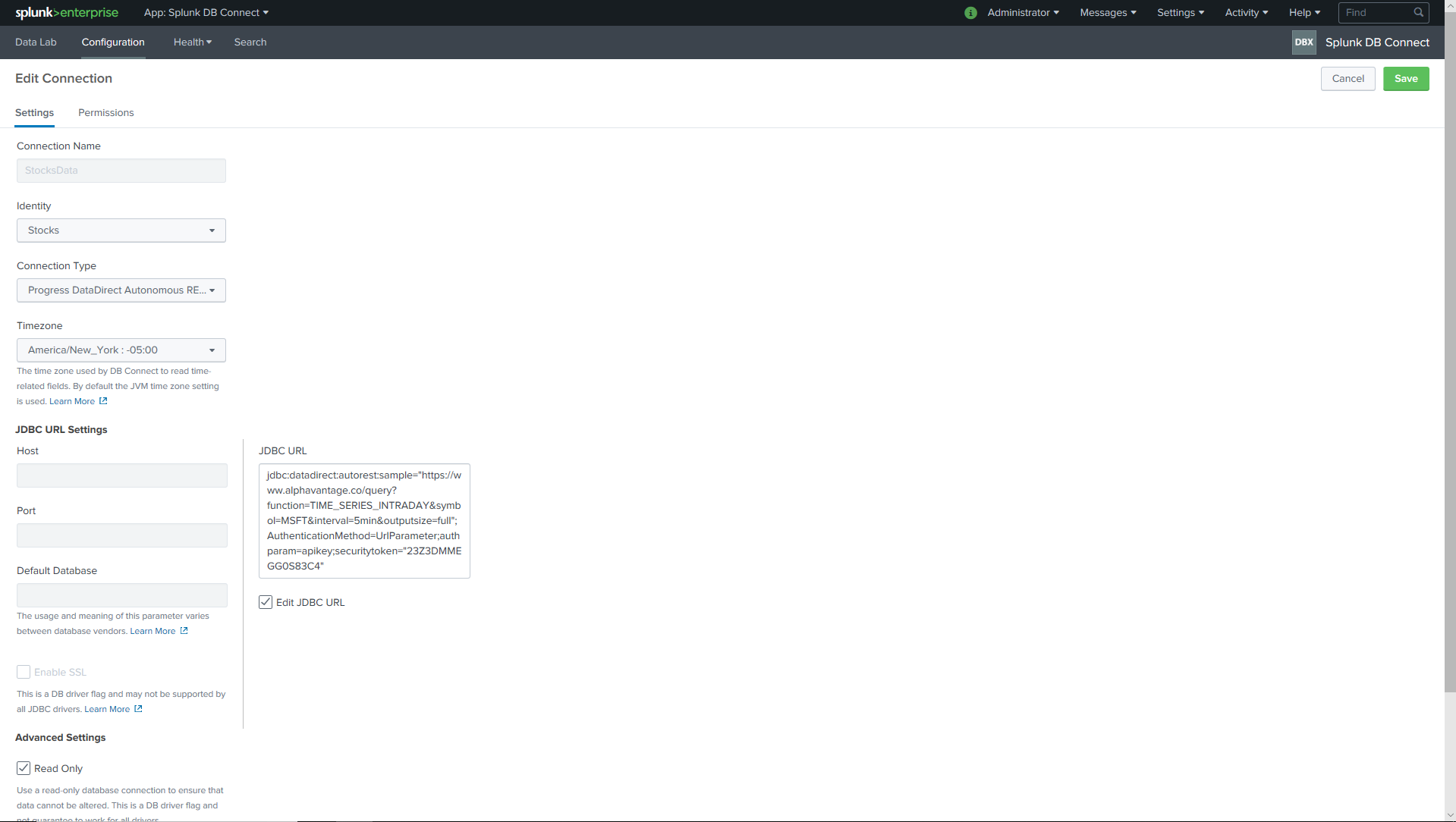Configure JDBC driver Configure JDBC driver