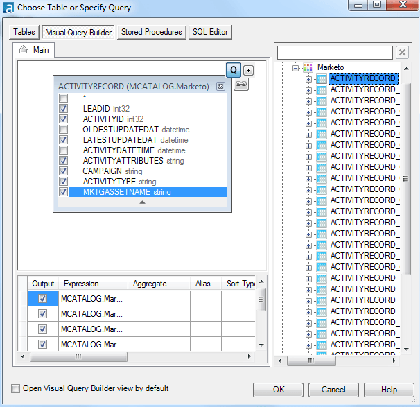 Alteryx-DataDirect-Integration-Table