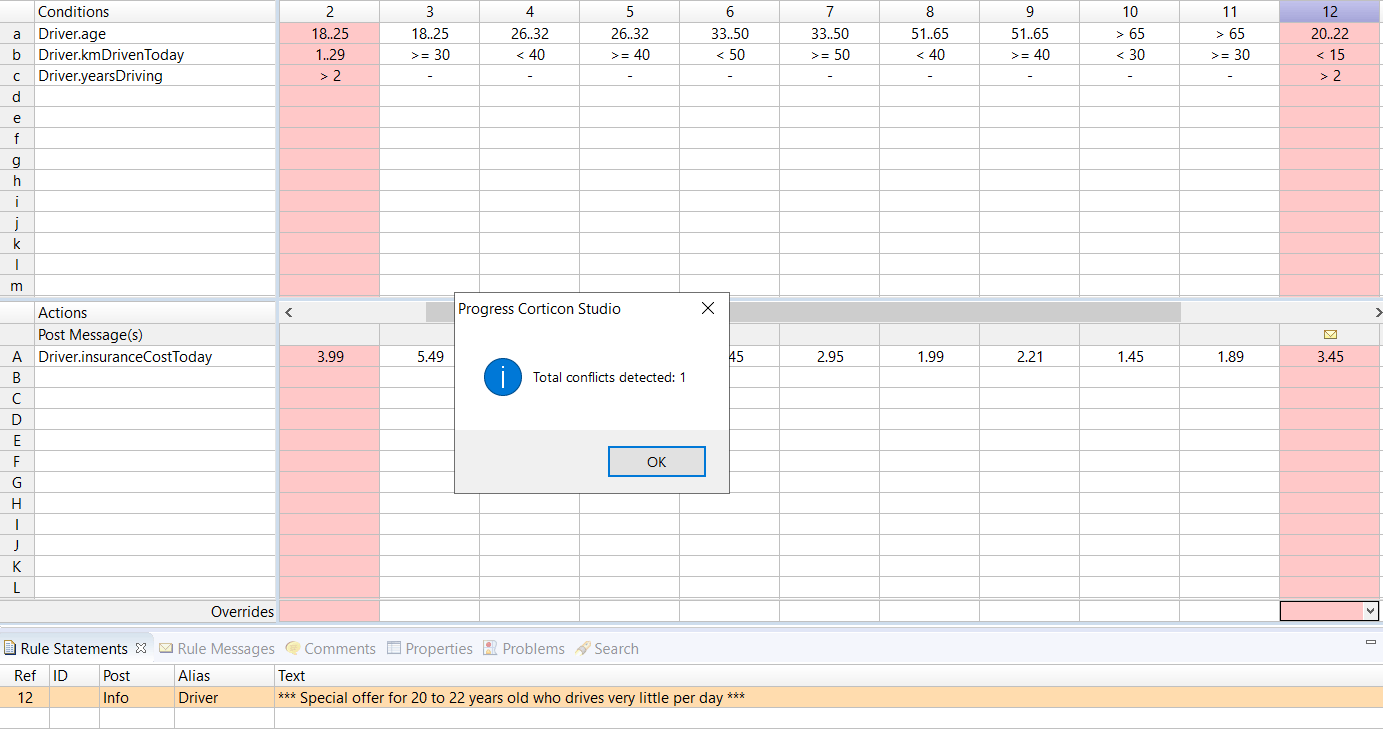 Logic conflict Logic conflict