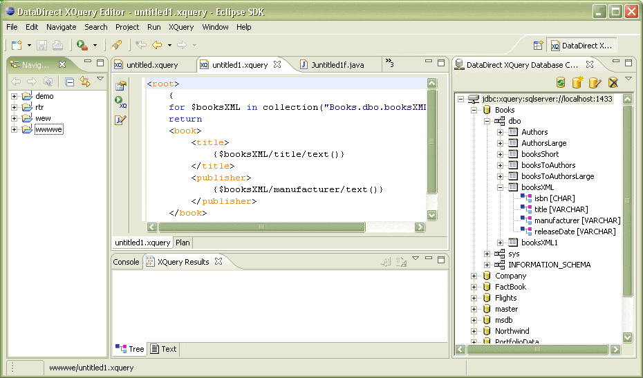 eclipse text editor for xml