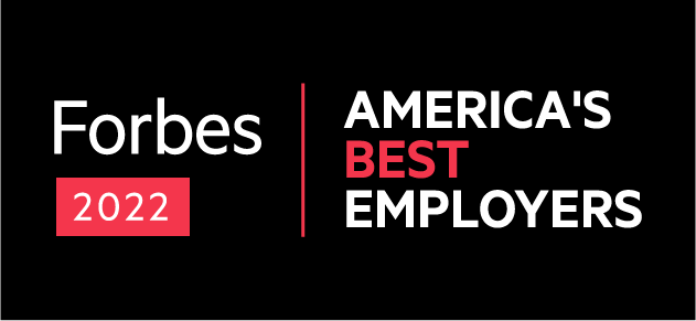 Forbes list for America's Best Employers 2022