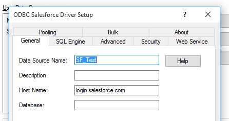 ‘Host Name’ is already filled in with ‘login.salesforce.com.’ 