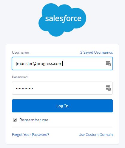 Login to Salesforce