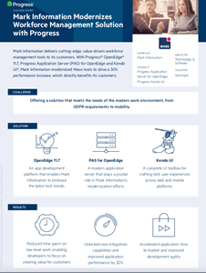 Mark Information Infographic Case Study