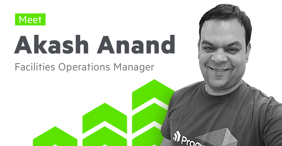 Meet Akash Anand, Facilities Operations Manager at Progress 