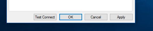 Press ‘Test Connect’