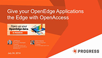 Give your OpenEdge applications the edge with DataDirect OpenAccess
