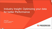 Optimizing your data for better Performance