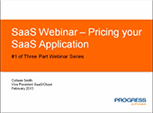 SaaS Webinar - Pricing your SaaS Application
