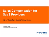 Sales Compensation for SaaS Providers