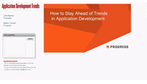How to Stay Ahead of Trends in Application Development